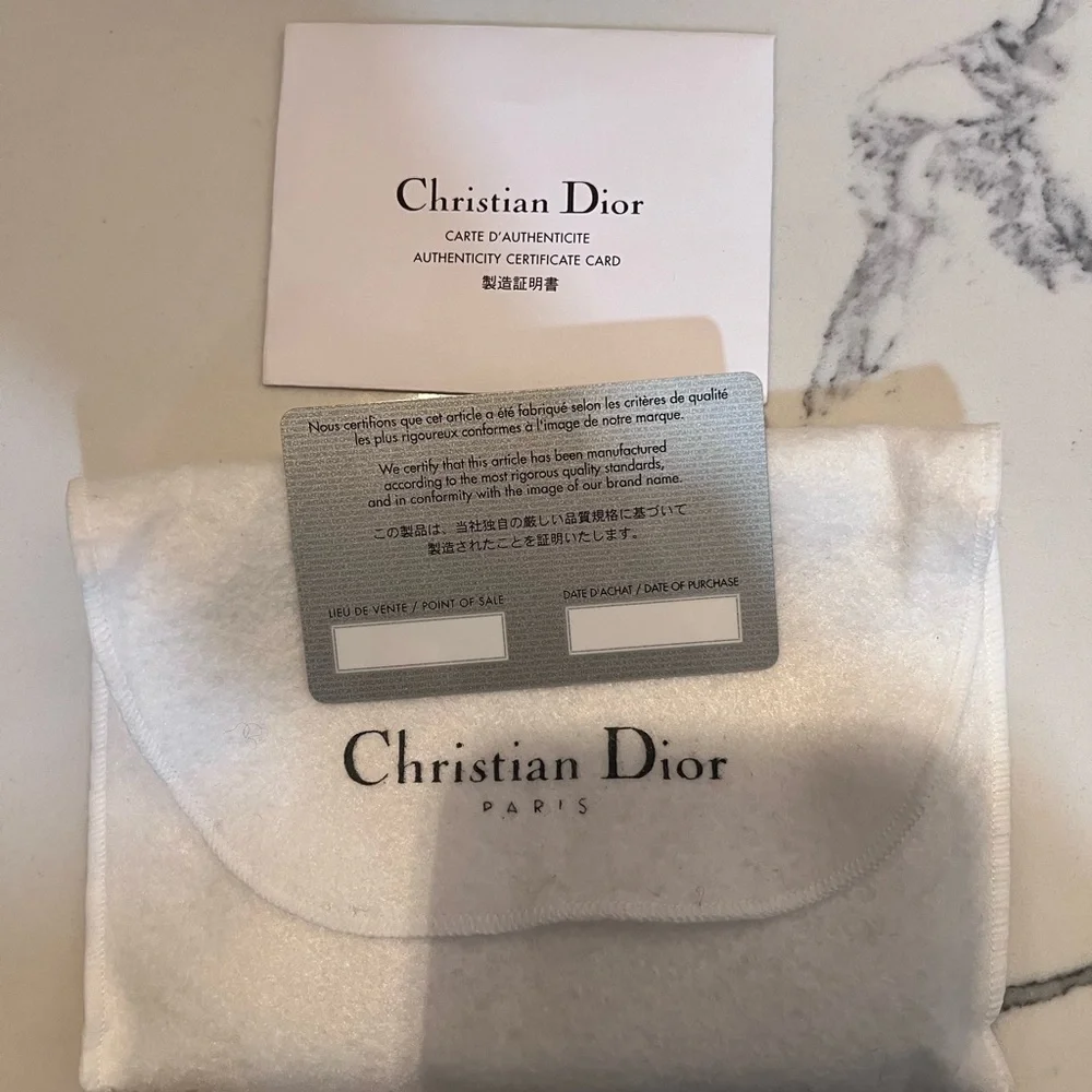 💯 Dior Cannage Leather Wallet